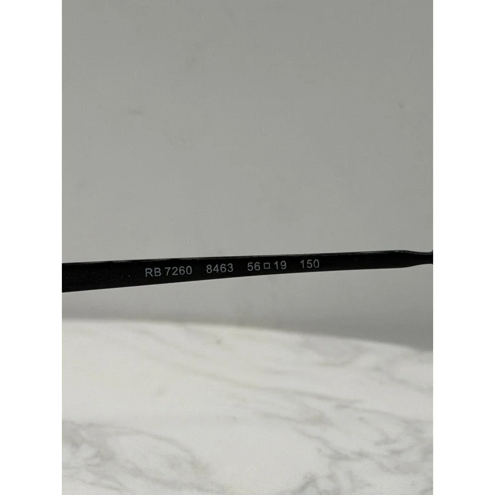 Ray-Ban RB 7260 Eyeglass Frames 56-19-150 Dark Gray Rectangular - Picture 7 of 10
